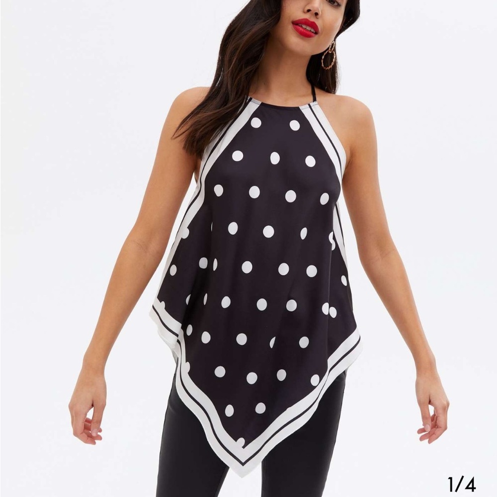 NWT, Zara handkerchief style halter top